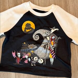 Disney Black and White Nightmare Before Christmas Sweatshirt